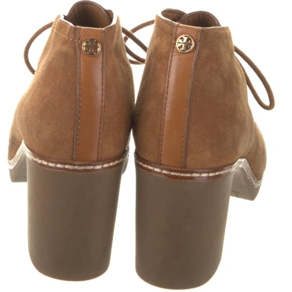 TORY BURCH Suede Lace-Up Boots - Trendy & Perfect for Winter! - Picture 4 of 5